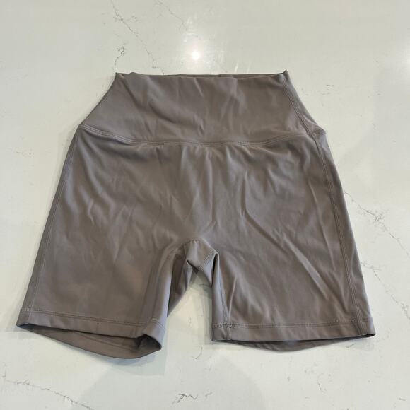 Set Active Sportsbody Biker Shorts Tan Size Small - Picture 1 of 8